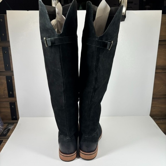 Kork-Ease Addison Women's US 9M Black Distressed Suede Over-The-Knee Riding Boot - Picture 4 of 16